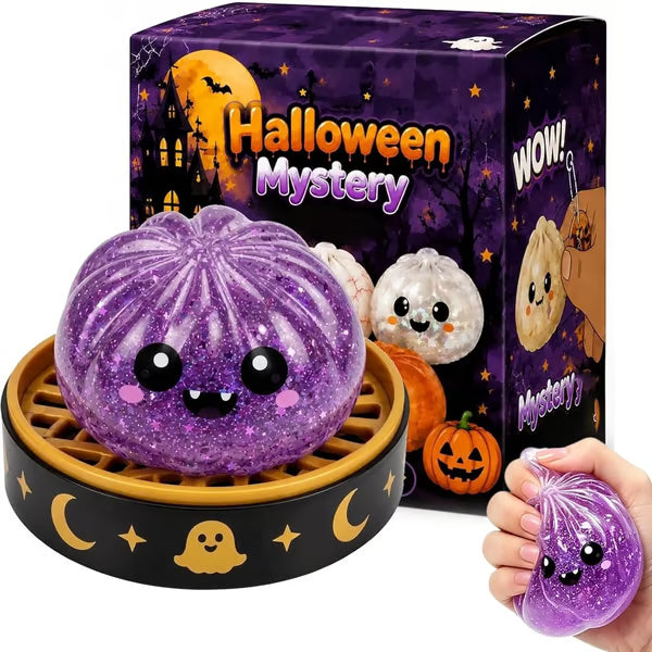 🌟Cute Halloween scary ghost squeeze toy set