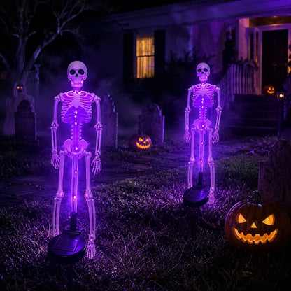 💀 Solar Skull Garden Light