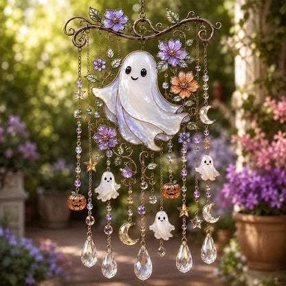 🔥Last Day 50% OFF - Halloween Suncatcher Wind Chime