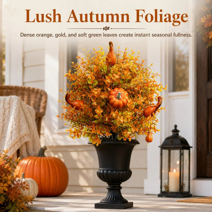 🔥Limited Time Offer – Artificial Fall Pumpkin Tree Stakes🍂