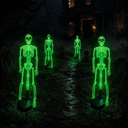 💀 Solar Skull Garden Light