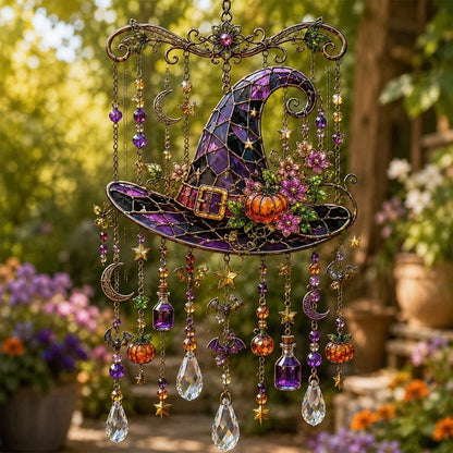 🔥Last Day 50% OFF - Halloween Suncatcher Wind Chime
