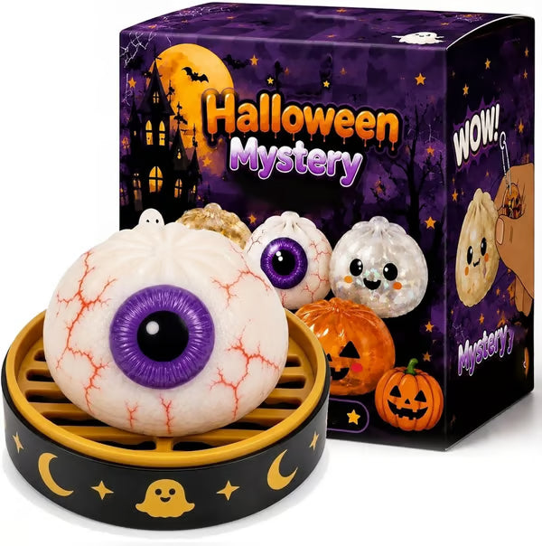 🌟Cute Halloween scary ghost squeeze toy set