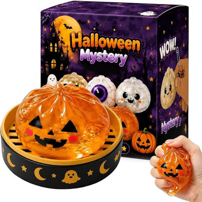 🌟Cute Halloween scary ghost squeeze toy set